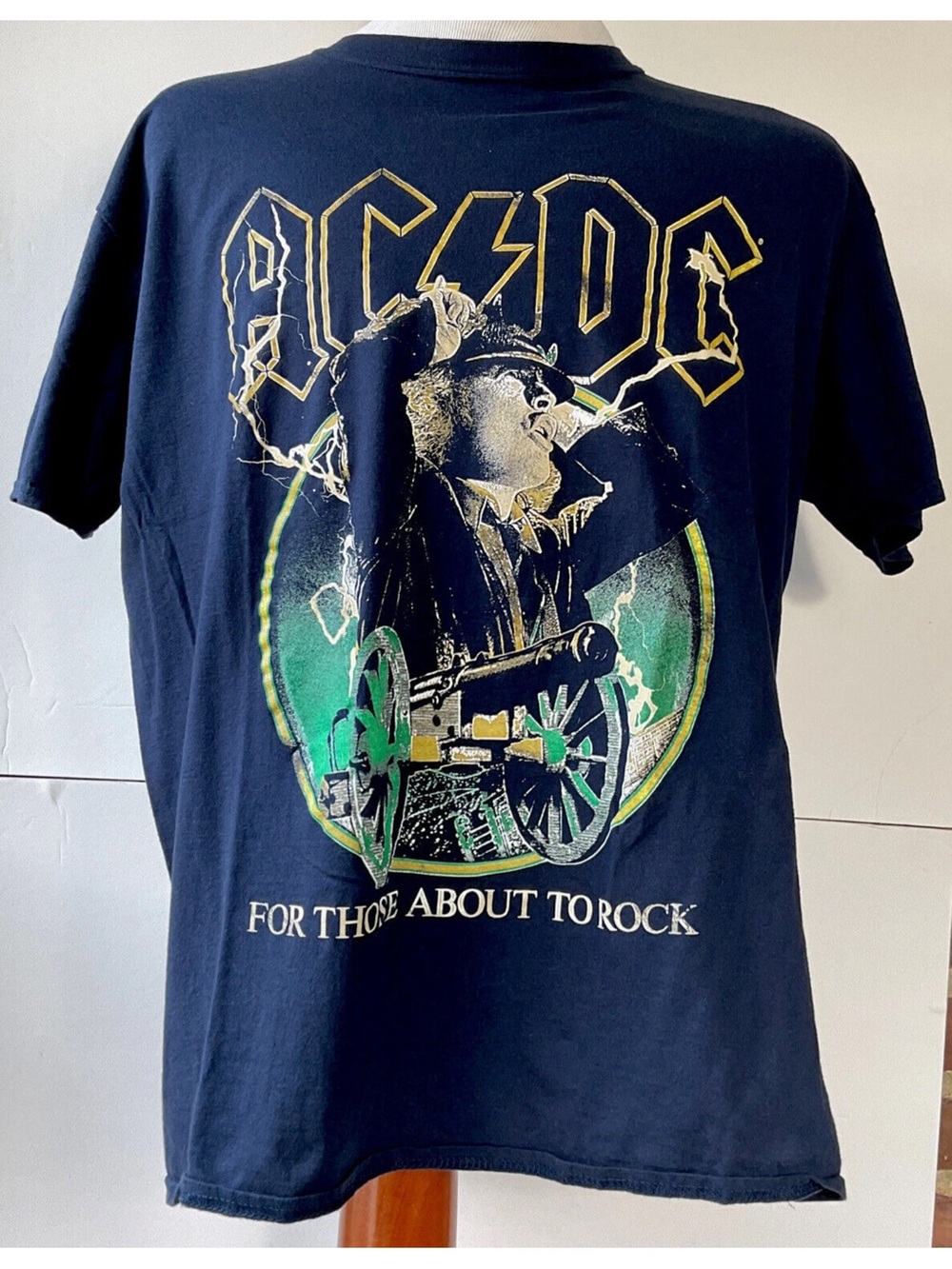 AC/DC “For Those About To Rock" Graphic T-Shirt Size Medium